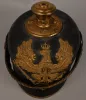 Prussian Train Officers Pickelhaube with Haarbush Visuel 3
